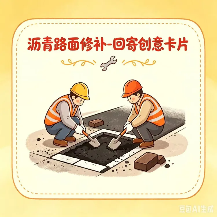 沥青冷补料---回寄卡片-rao商品图