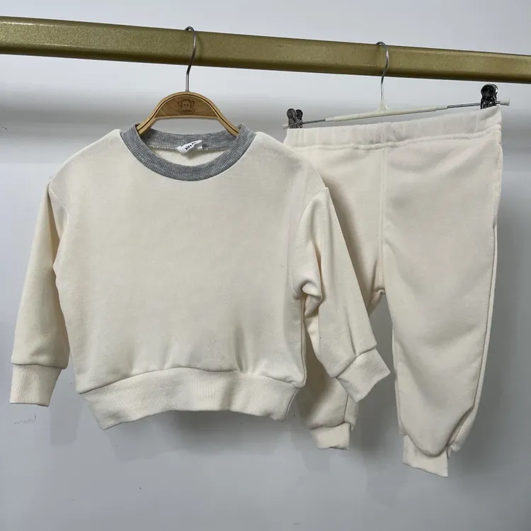 C5203【篮球字母印花】儿童圆领休闲卫衣，卫裤自选  