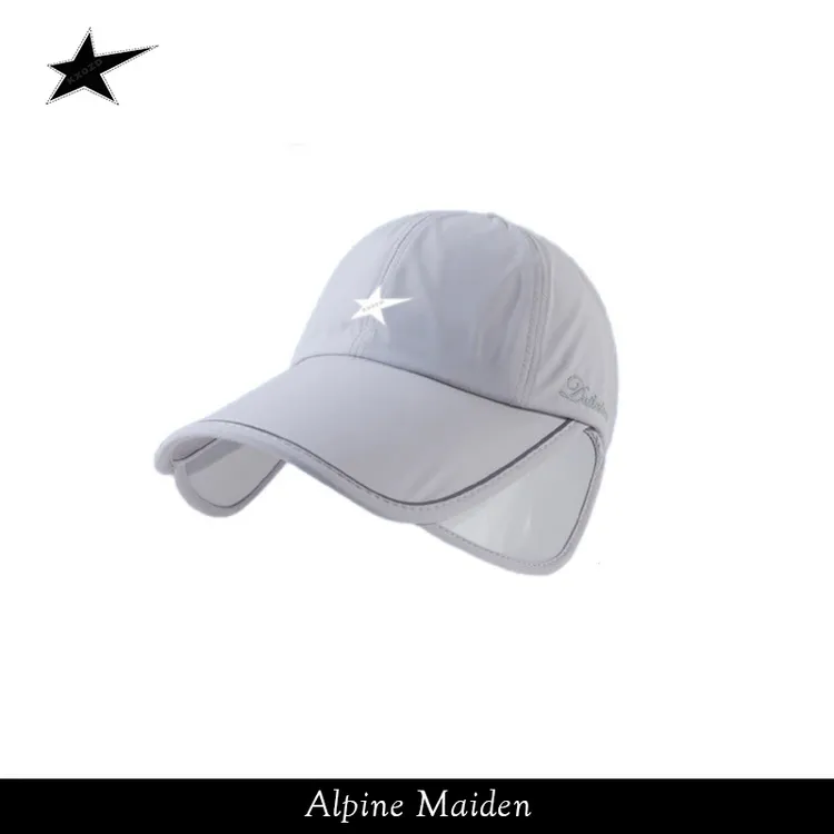A星Alpine Maiden夏季防晒帽女士防紫外线鸭舌帽太阳帽正品现货