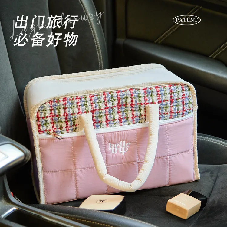 大容量化妆包可挂行李箱拉杆手提便携式立式女外出旅行洗漱收纳包