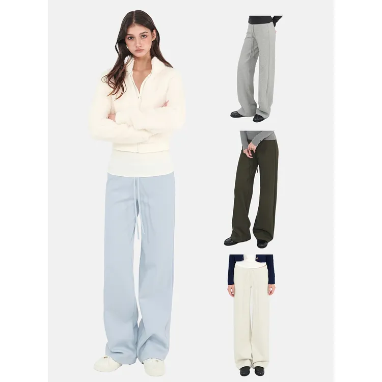 Jim Kennet基础四色低腰休闲直筒卫裤长裤