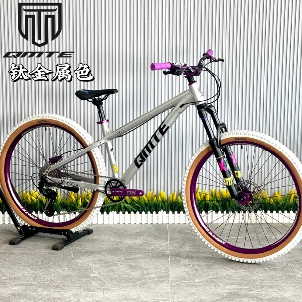 TK300S山地车白胎越野AM变速铝合金自行车成人山地自行车山地