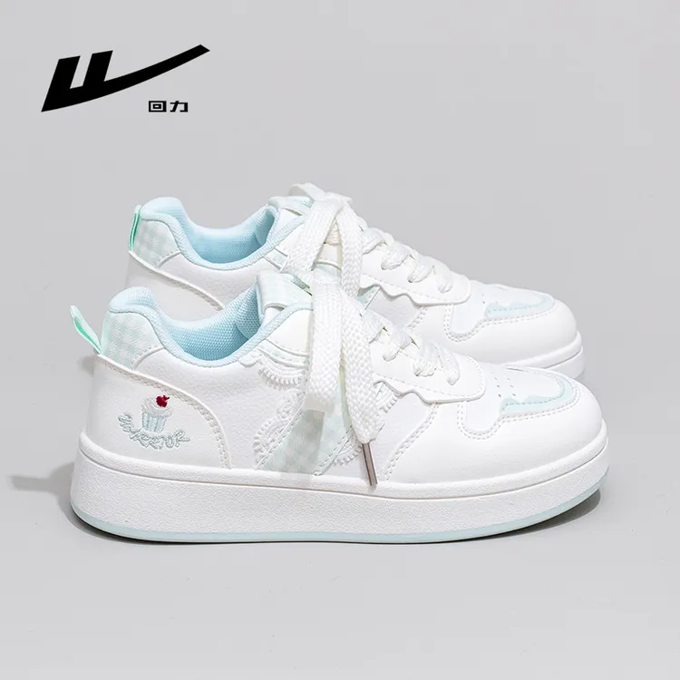 回力厚底小白鞋2025秋冬新款百搭碎花透气学生休闲板鞋简约鞋子女