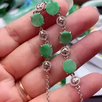 翡翠银S925镶嵌颈饰翡翠