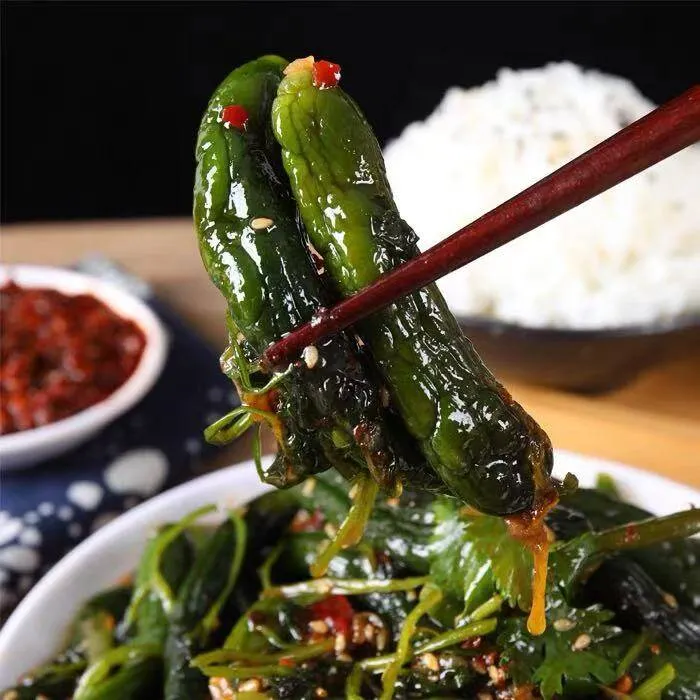 【推荐】东北特色香菜小黄瓜（咸口）下饭咸菜手工制作农家