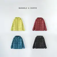 【MUSHISLE】阿又冬季童装儿童男童中大童保暖连帽羽绒内胆85031D