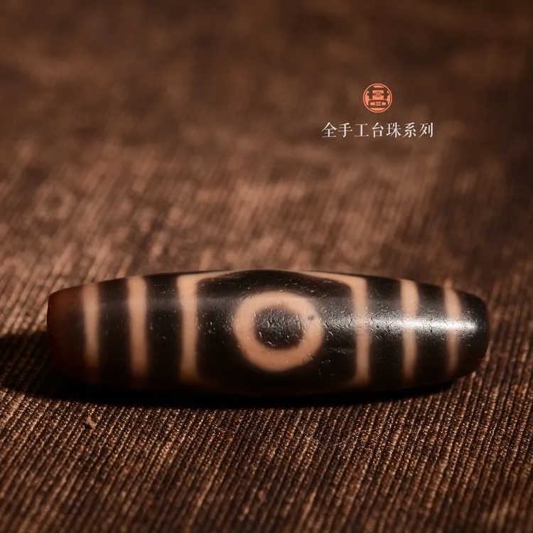 小卢 L手工定制锁骨链（现代染色玛瑙如意宝盖三眼天珠制品）