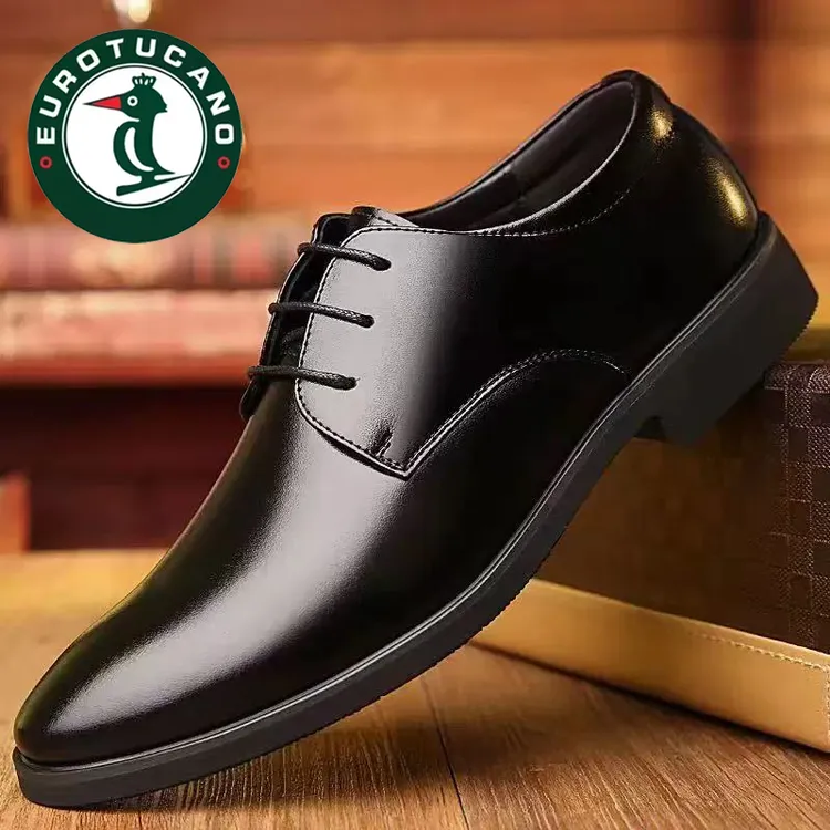 【欧伦啄木鸟】皮鞋男2025秋季新款防滑商务休闲鞋软底男士英伦上班商品图