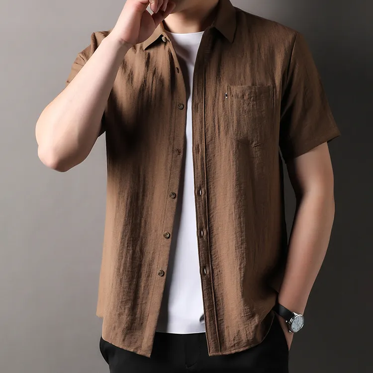 【孤品大叔专享】A20690 男士短袖衬衫