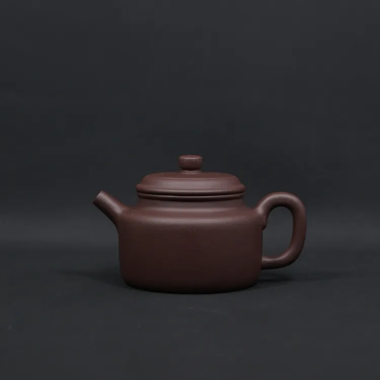 汲老推荐助工李彩霞半手工原矿紫泥150cc大亨德钟壶紫砂壶