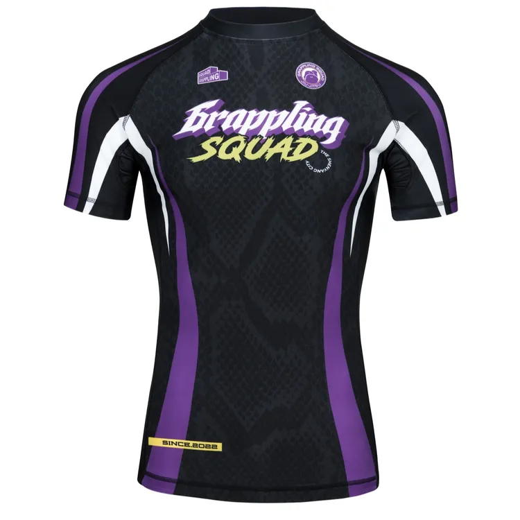 缠斗小队2025夏季新款原创格斗柔术防磨上衣