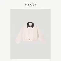 i-EAST 追光者~秋风复古编织翻领设计感羽绒服外套-5D Y25133
