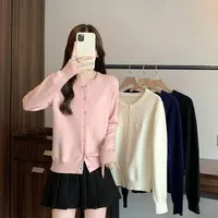 2025秋装新款胖mm大码女甜美休闲刺绣字母针织软糯上衣36088