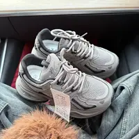 复古运动鞋女2025春夏新款百搭休闲鞋小众轻便老爹鞋-xy010