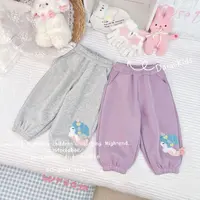 「Dannirabbit」【人鱼姬】冬款&百搭卡通女童奥利加绒束口裤【G-5364】