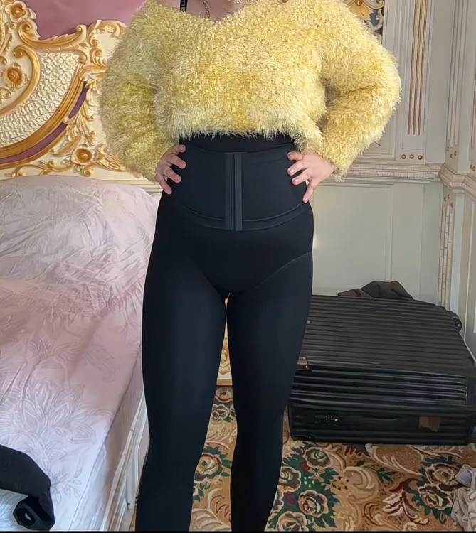 时尚潮流加绒保暖女长裤