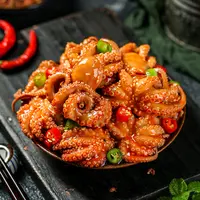 过人香麻辣八爪鱼300g*1罐麻辣蟹钳300g*1罐麻辣扇贝肉330g*1罐