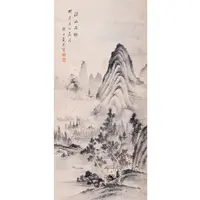 LOT.027【山水】纸本镜片B0503-219预展手绘专场