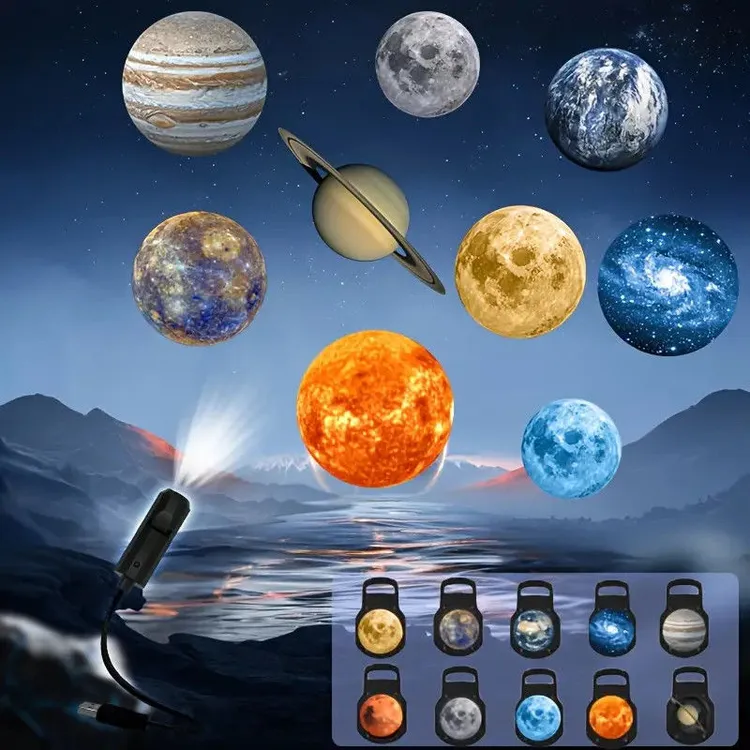 高档升级款客厅氛围灯星空投影灯最新款高级氛围感多功能插座灯