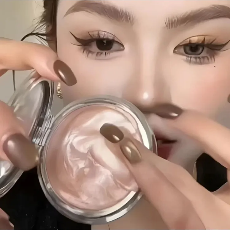 HERORANGE高光膏细腻单色爆闪星钻碎钻闪晶透氛围感土豆泥欧若ins