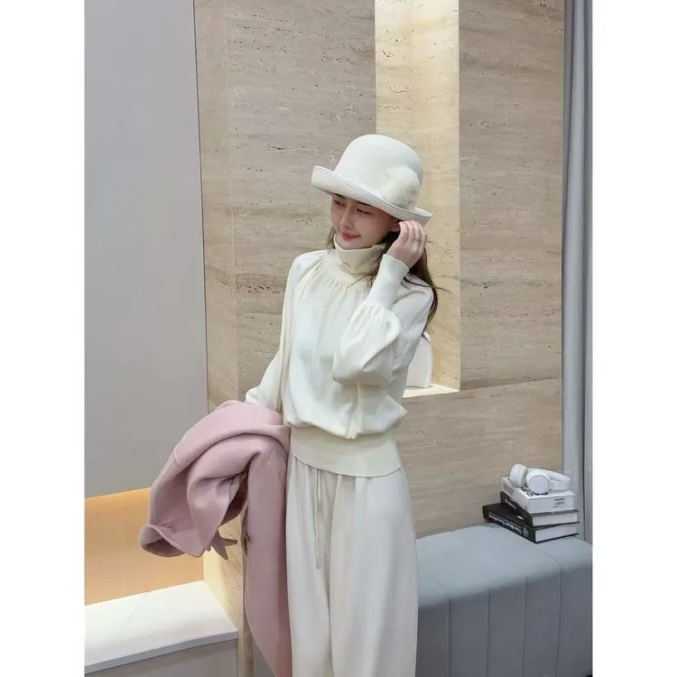 【纯欲灯笼袖毛衣】小允姐姐2025新款时尚高级毛衣