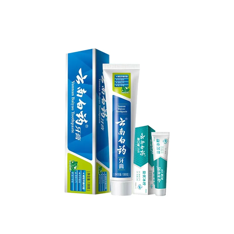 云南白药牙膏留兰薄荷香型护龈全系列洁齿清新口气改善口腔问题