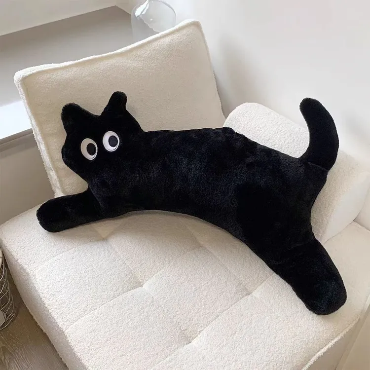 【安之静雅】「超萌好物」猫咪抱枕毛绒女生可爱娃娃玩偶毛绒玩具