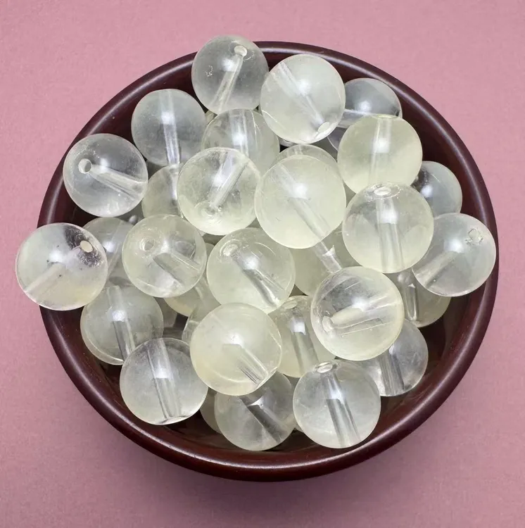 12MM半兔毛仿水晶琉璃珠