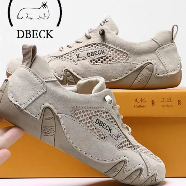 公羊牛牛2025特价女鞋夏季透气平底女士休闲真皮小皮鞋子网鞋网面