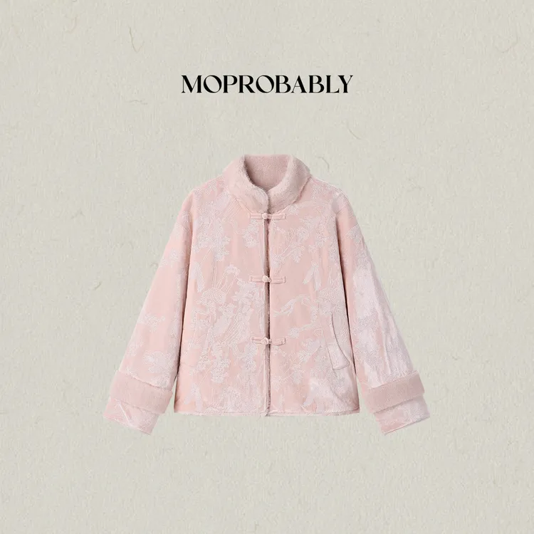 Moprobably李予诺「巧匠」国风新中式盘扣双面穿外套L5457060