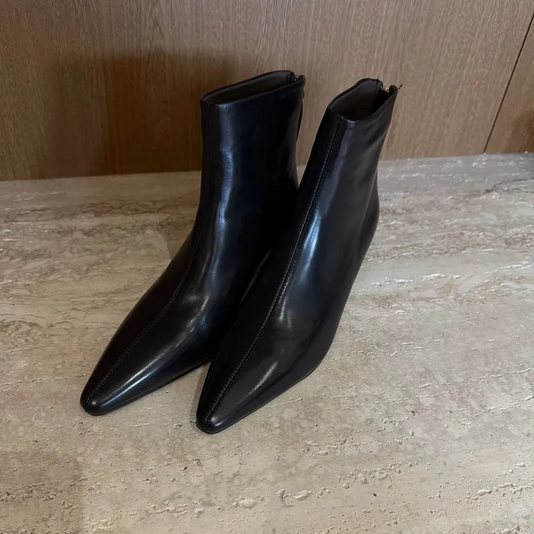 TANTAN 气质时尚百搭秋冬尖头高跟时装靴3177