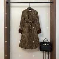 秋冬气质小香风时尚设计师中长款羽绒服 QD-2025161