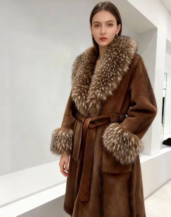 2025爆款法式时尚气质大衣外套628