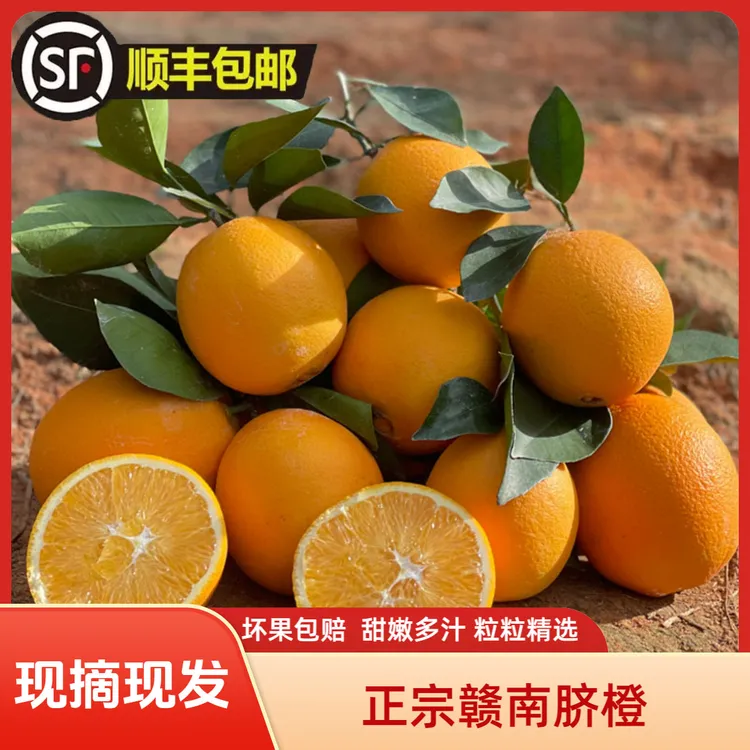 顺丰上门正宗江西赣南脐橙10斤现摘寻乌甜橙子手剥橙产地直发