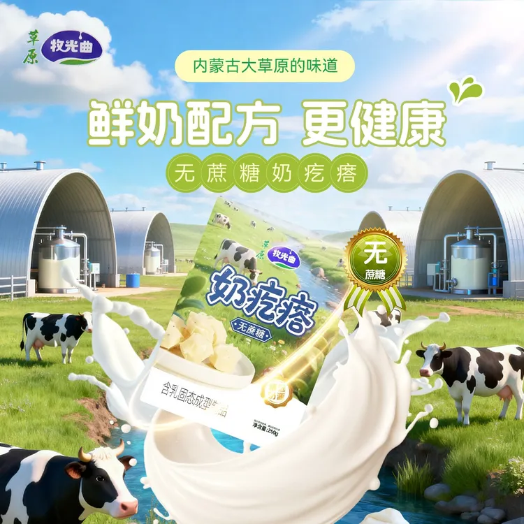 牧光曲【买一送一】内蒙古草原特产奶疙瘩酪网红孩子高钙营养奶制品