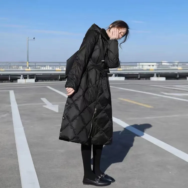 (衣兮菱格侧面按扣羽绒服)08815冬季英伦风显瘦百搭保暖羽绒服