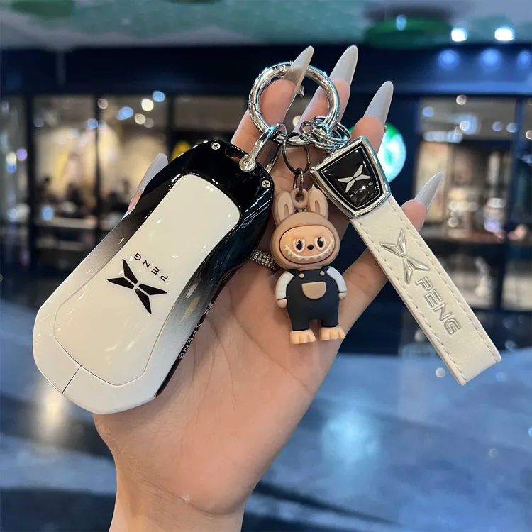 2025款小鹏p7+钥匙套实体25款mona m03/g6/g9/p7加汽车金属保护壳