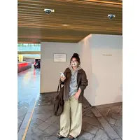 老章和小胖PONGKIKI本命弯刀牛仔裤新款宽松垂坠感慵懒休闲牛仔裤