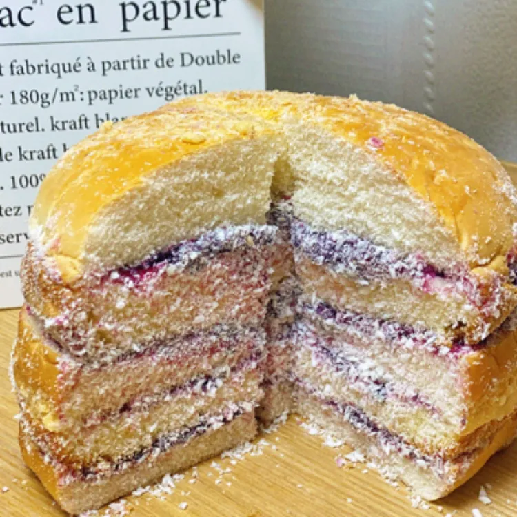 椰蓉蓝莓面包椰香奶香新鲜现做一盒四个