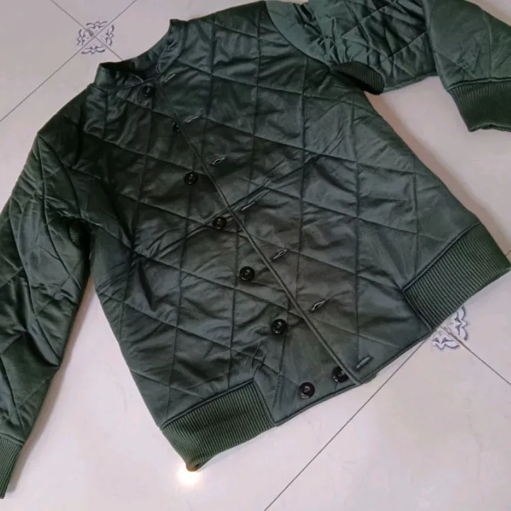 108绿色加厚棉衣