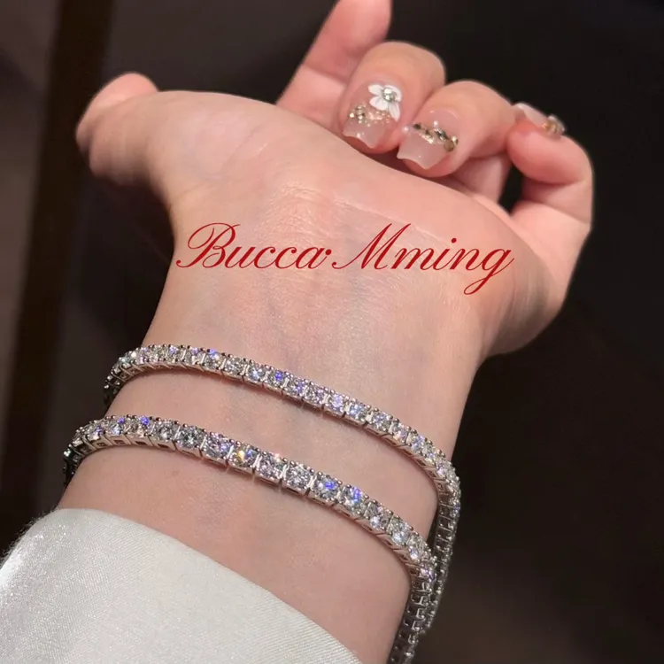 合金手链 Mming排钻网球手链