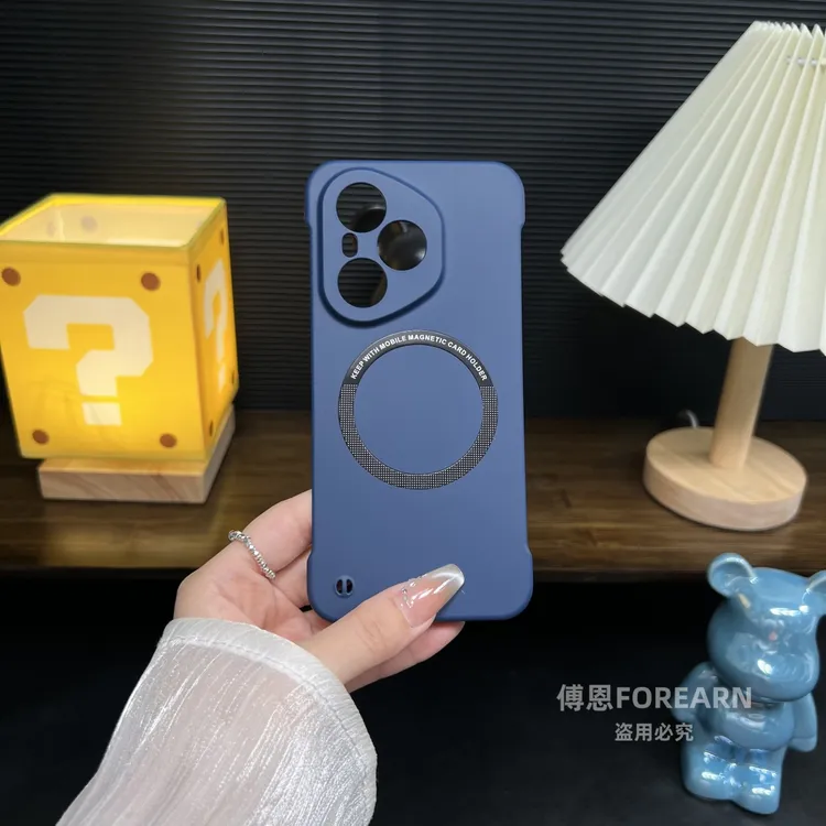 适用于荣耀400pro手机壳honor荣耀400无边框超薄带磁吸保护套新款