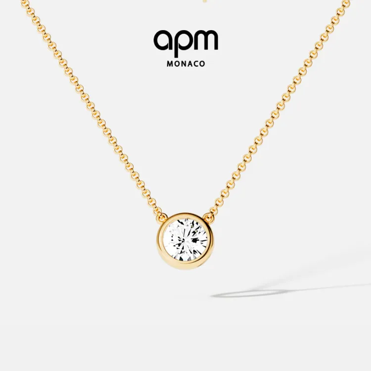 APM Monaco 新品Éclat 可调节项链女款吊坠时尚饰品高级感礼物