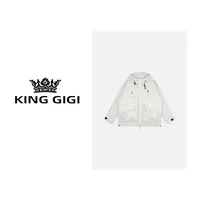 KING GIGI 吉吉国王｜山系人｜户外登山 多口袋连帽男士冲锋衣91169