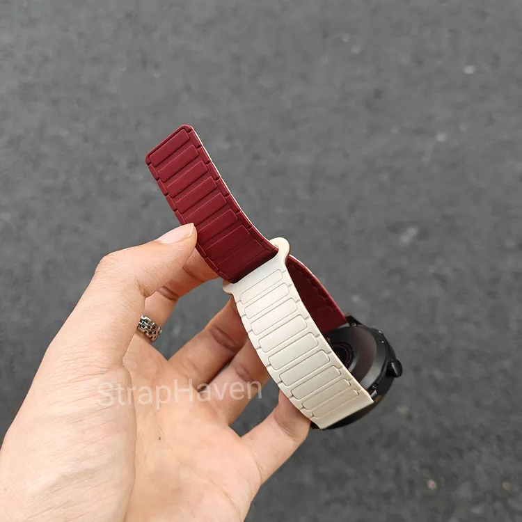 硅胶磁吸表带适用于华为手表GT5pro/4运动watch5回环FIT4watch4