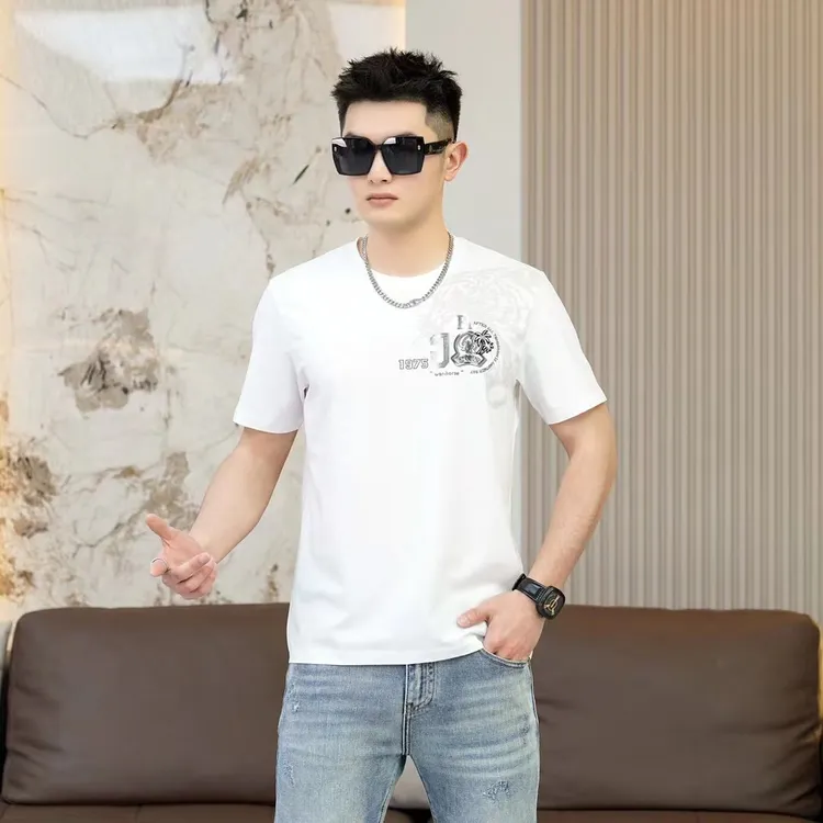 戈诺尔男装夏季短袖时尚潮流百搭高端帅气个性宽松