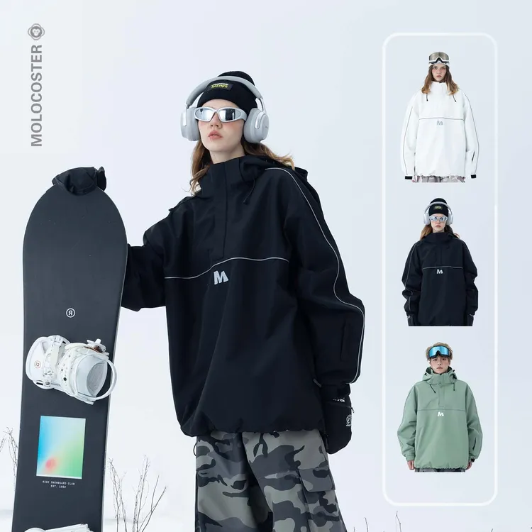 MOLOCOSTER西猿2526新款连帽防水保暖户外运动男女单双板滑雪服