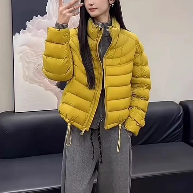 爆款排骨棉服2025女新款爆款秋冬时尚立 领韩版宽松百搭外套棉服