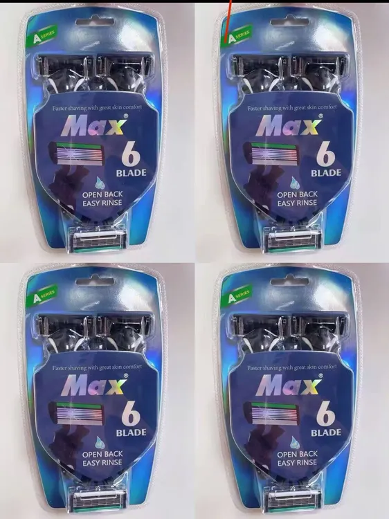 2025 新款 6层刀片刮胡刀手动剃须刀