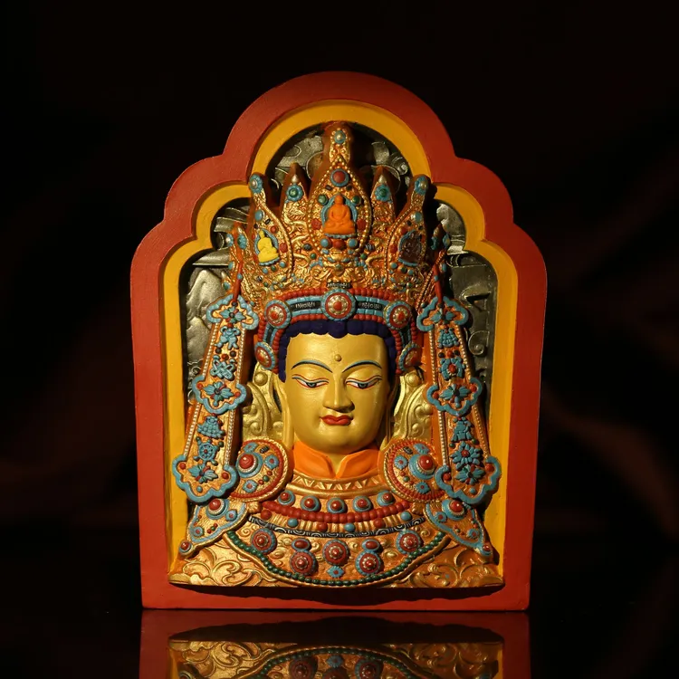 手工彩绘觉沃立体唐卡、观想大擦擦